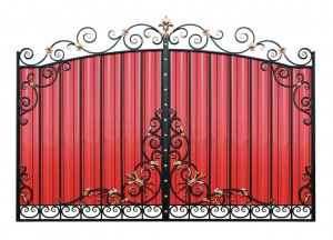 Ворота арочные «Дворцовые МПА С8»