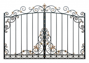 Ворота арочные «Дворцовые С8» 