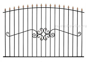 Заборное ограждение арочное «ОСАТ 15 50 В140»