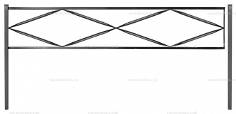 Газонное ограждение «Ромб 20»